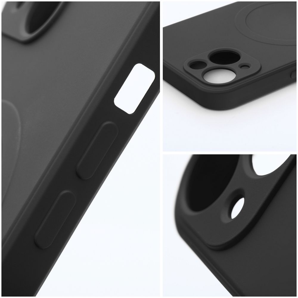 Husa Protectie Soc Silcon Mat Comaptibila MagSafe Samsung S24 -Negru - 1 | YEO